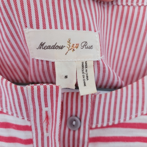 Anthropologie button up sleeveless top - Picture 2 of 3